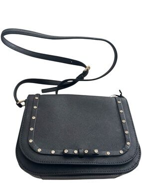 Kate Spade Laurel Way Jeweled Large Carsen Black Crossbody